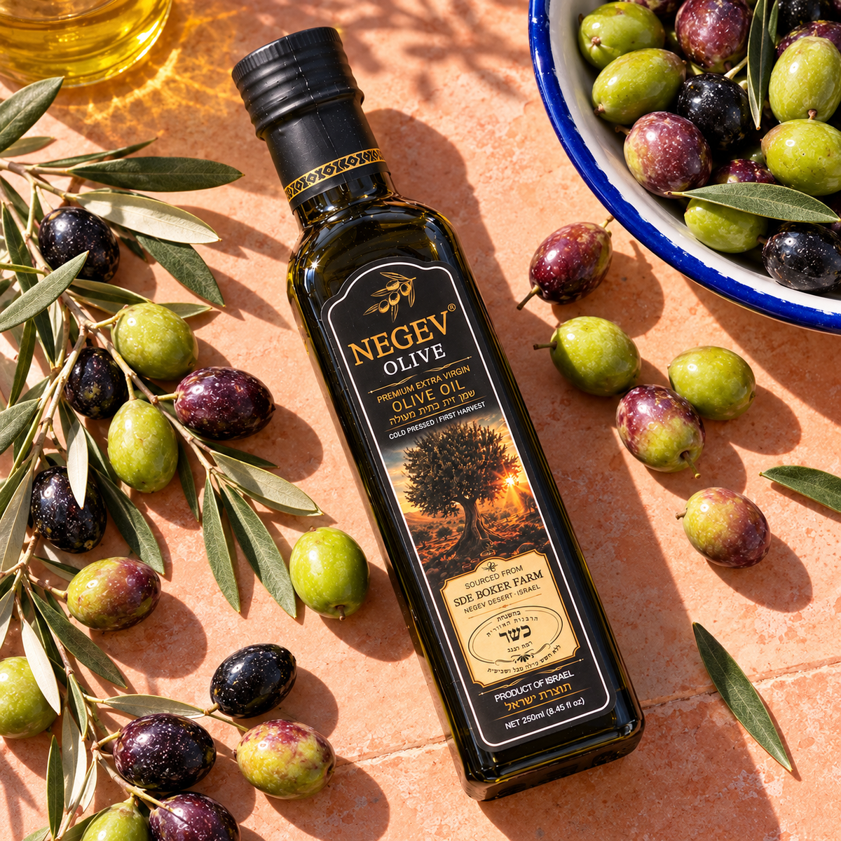 NEGEV Israeli Extra Virgin Olive Oil כשר