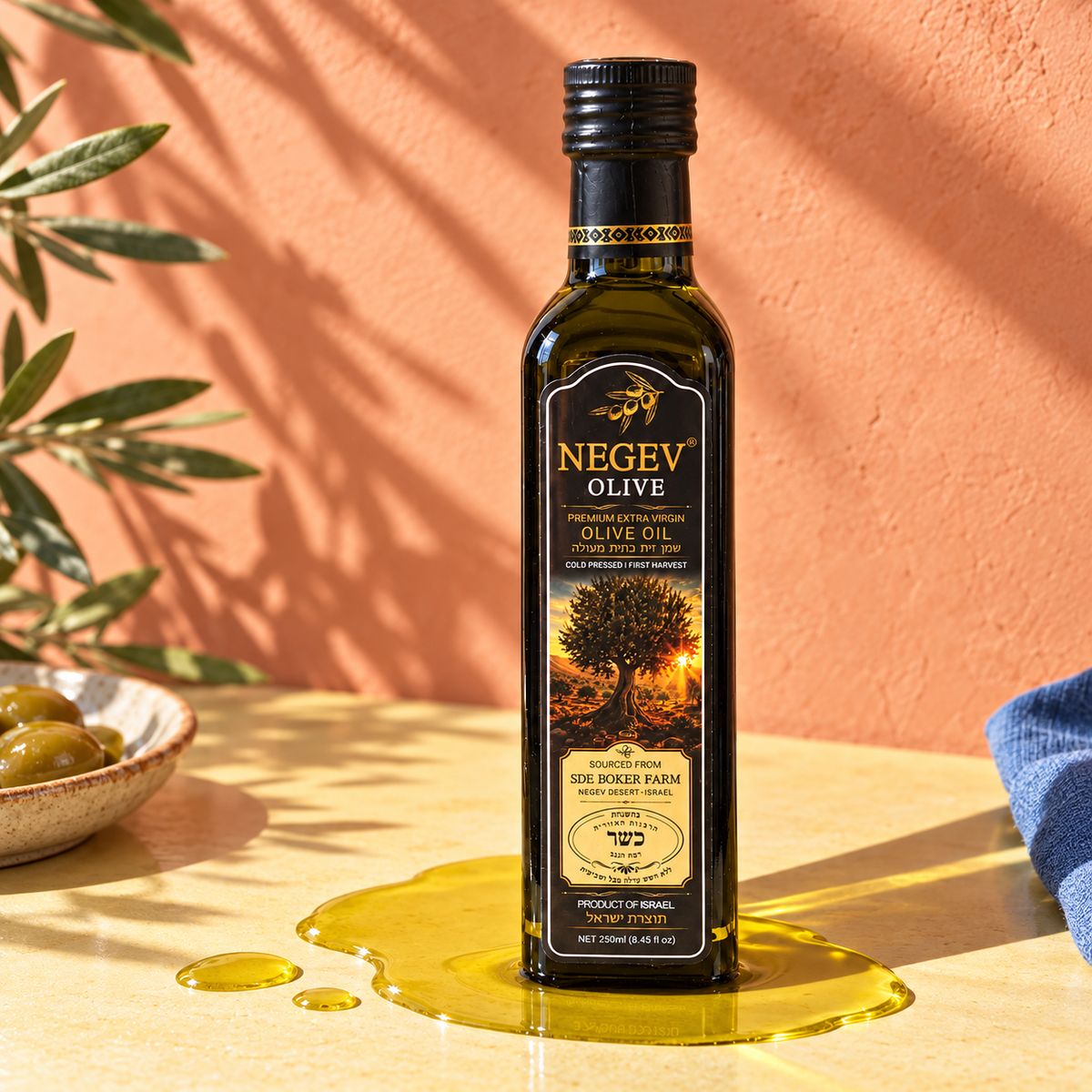 NEGEV Israeli Extra Virgin Olive Oil כשר